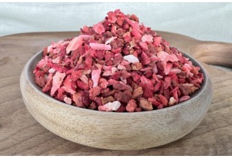 Dondurarak Kurutulmuş Çilek Parçacık - 500 gram