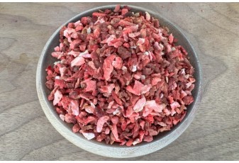Dondurarak Kurutulmuş Çilek Parçacık - 500 gram